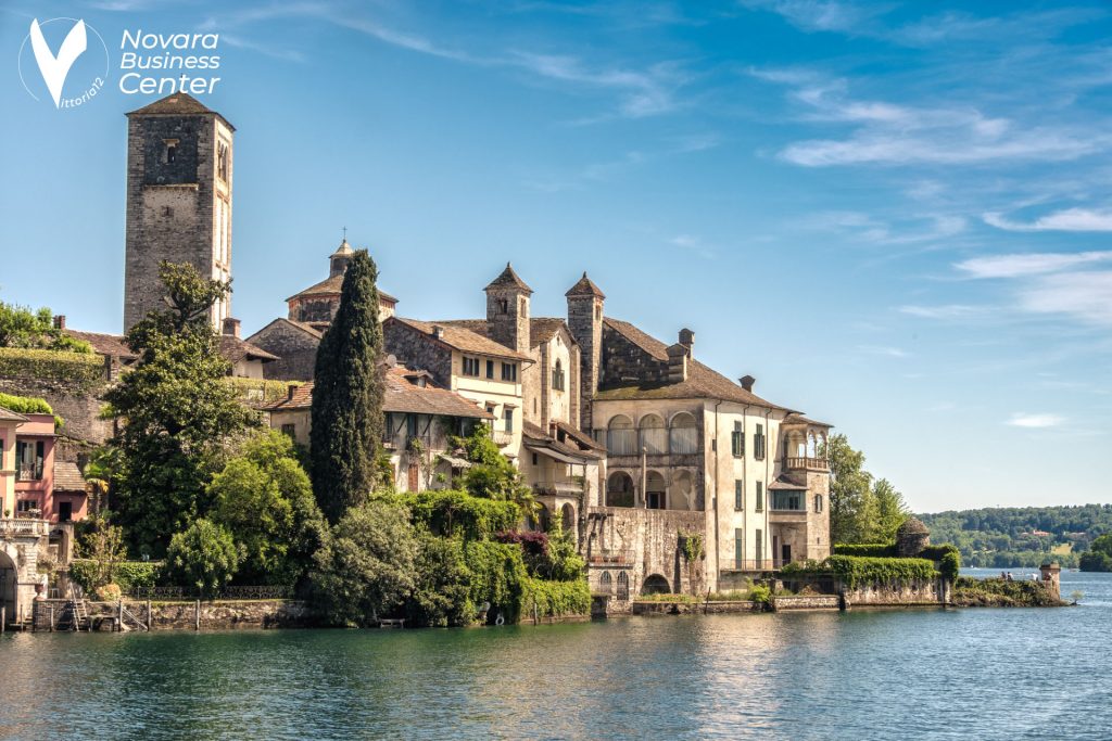 Novara vista lago